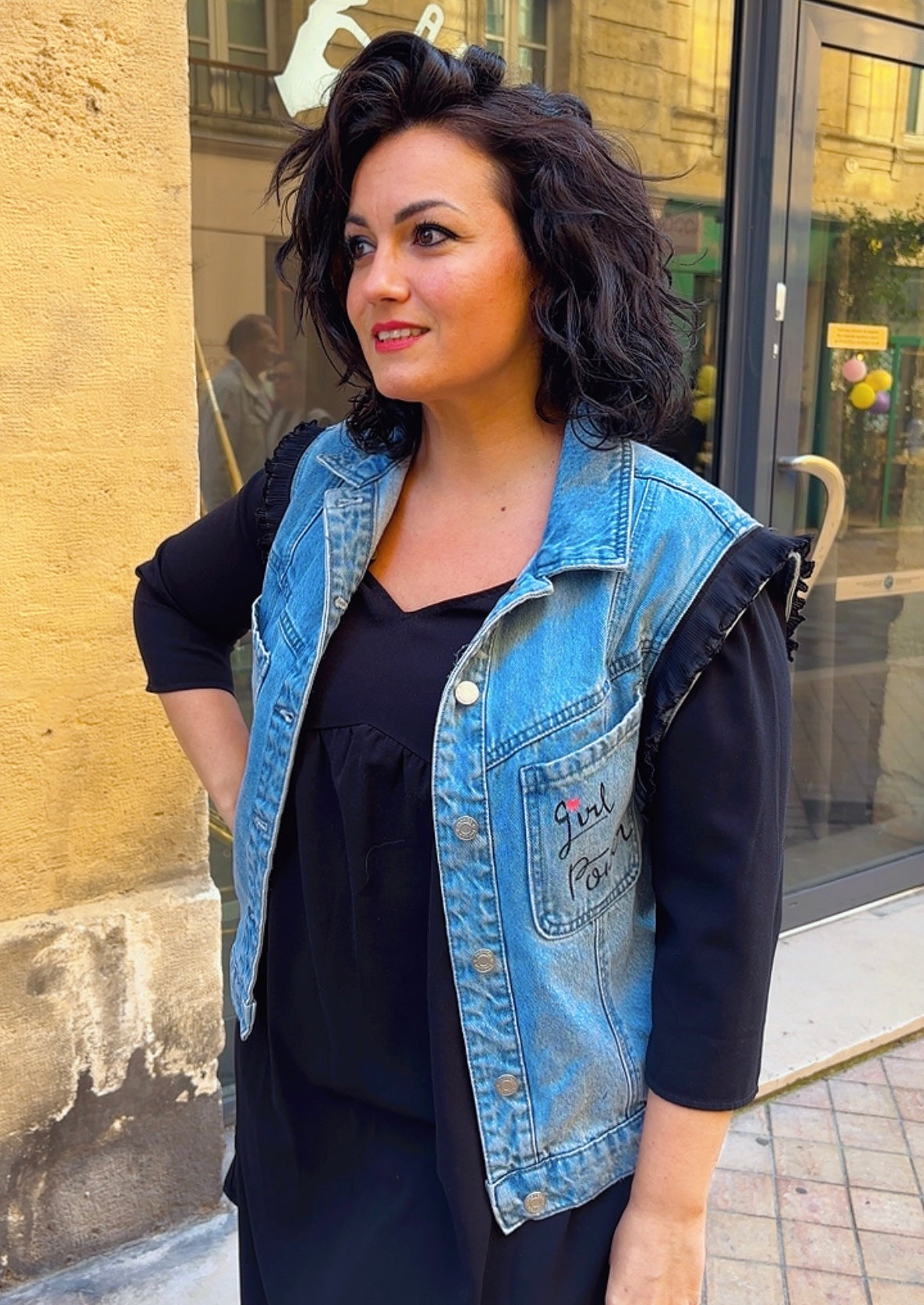 Veste sans manches personnalisée "Octobre Rose"