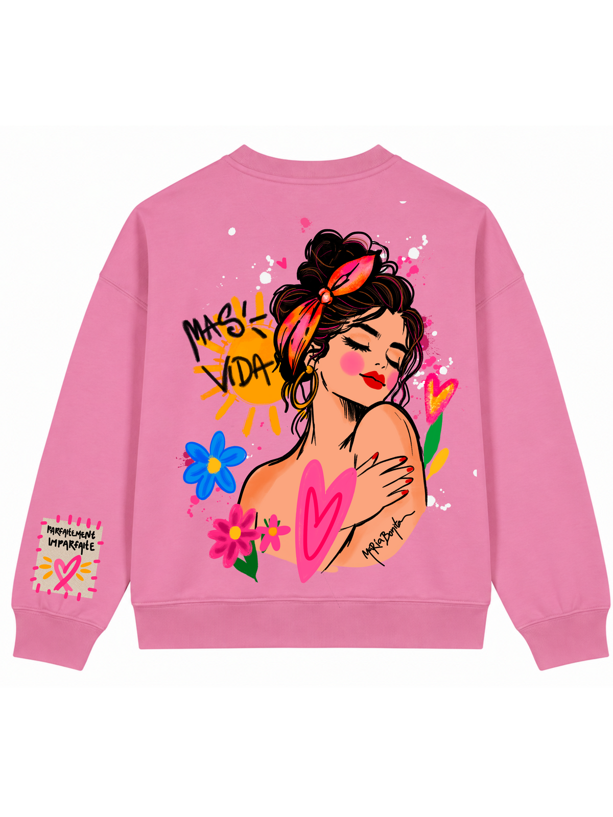 Sweat-Shirt La vie en Rose