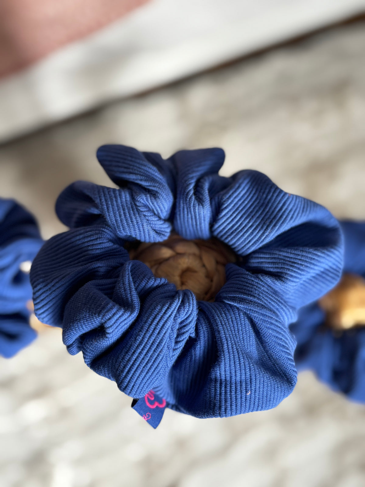 Chouchou bleu XL