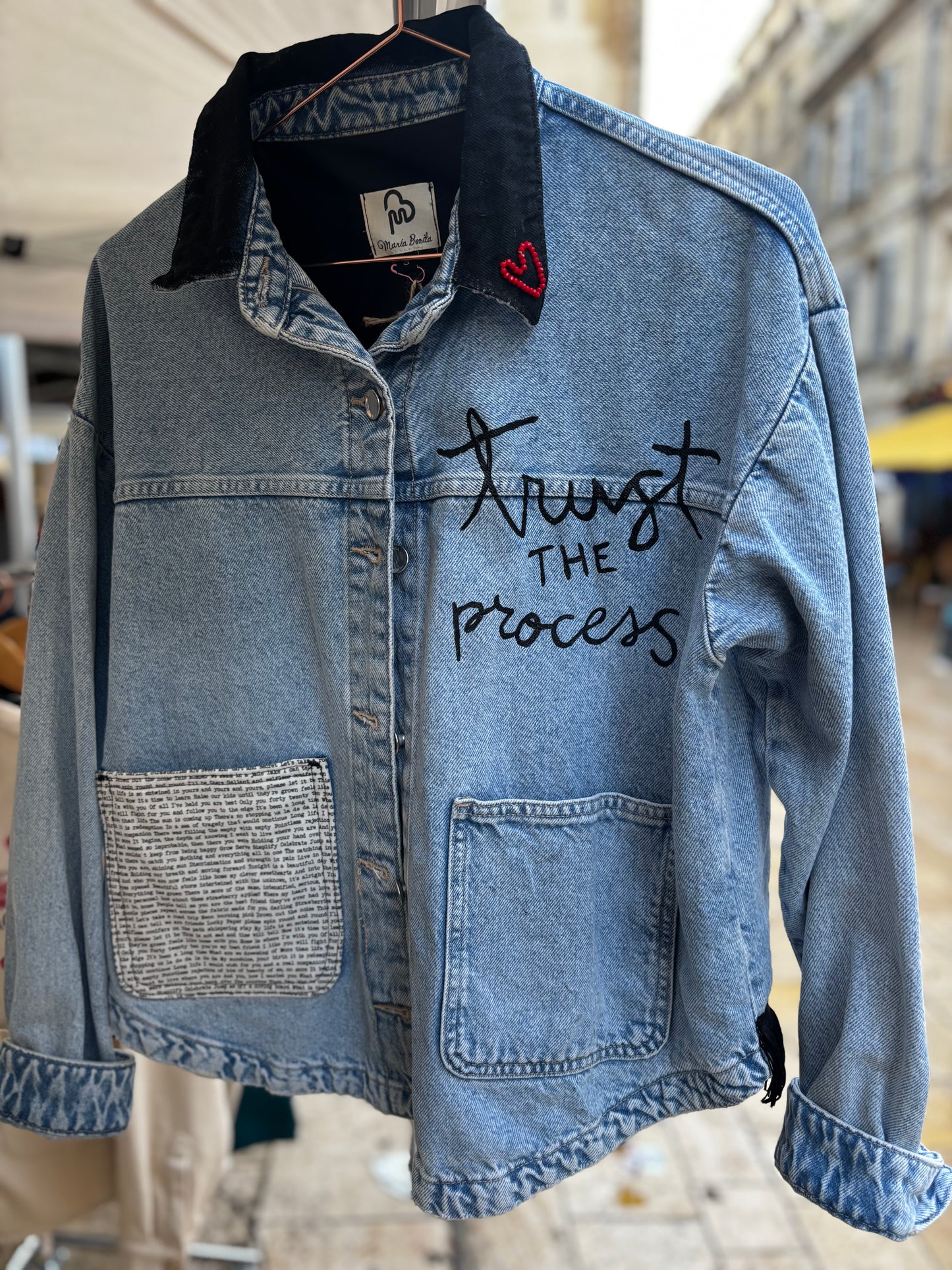 Veste Personnalisée "Good Vibes only "