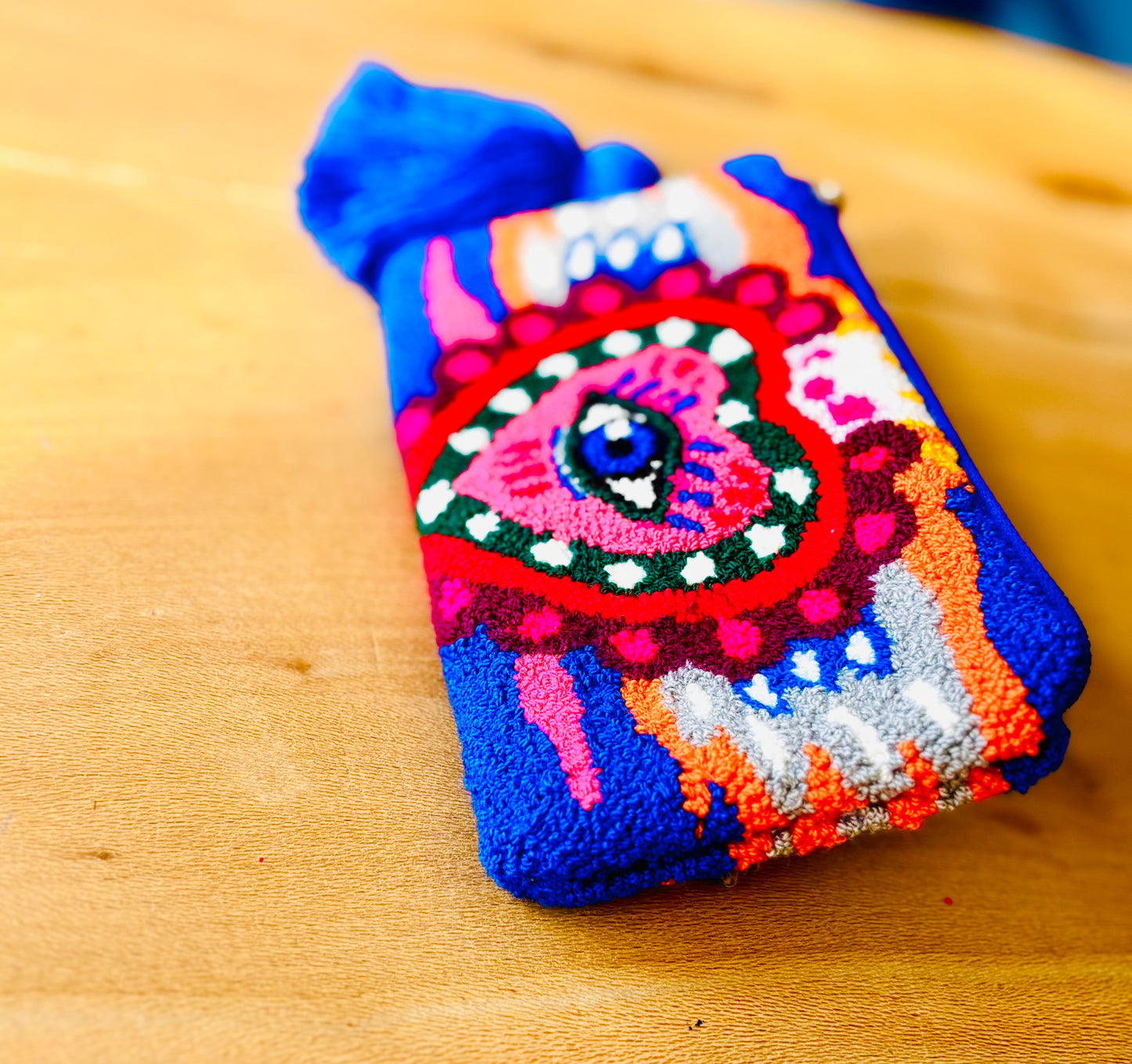 Modèle "Oaxaca" -Porte monnaie Punch Needle