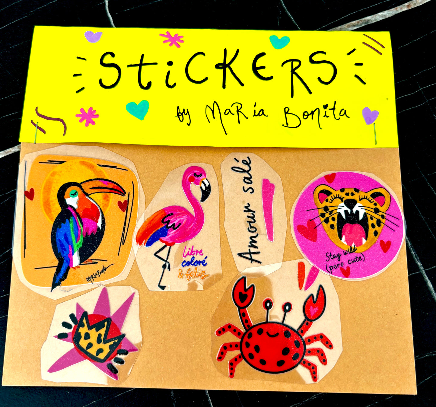 Planche stickers UV DTF -10