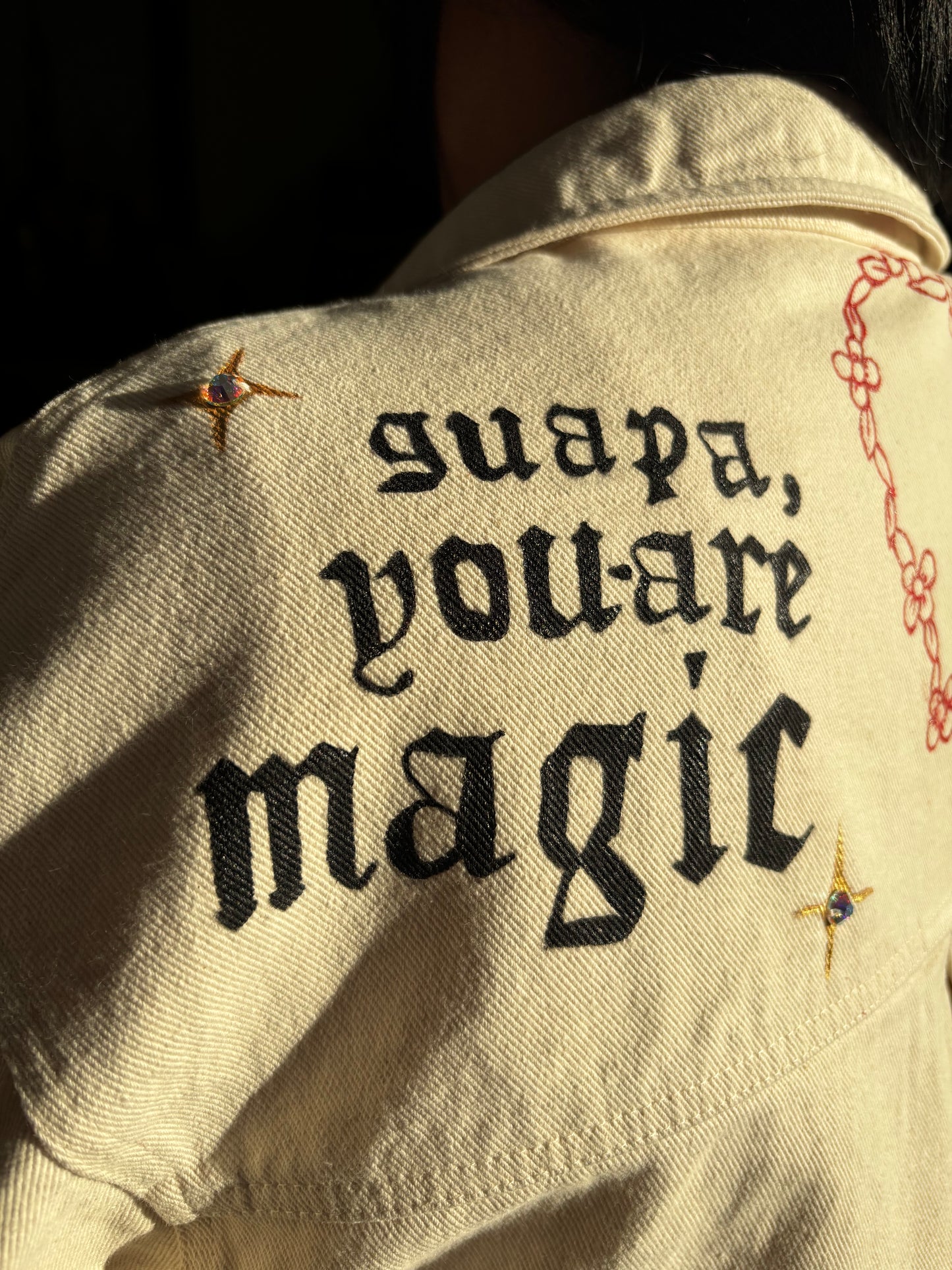 Veste personnalisée "Bésame mucho"