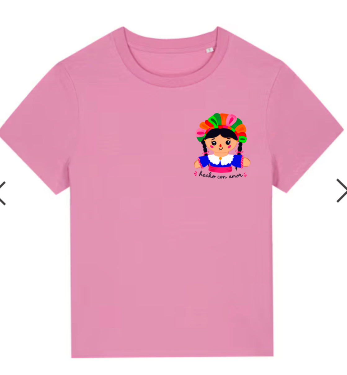 T-shirt Col rond "lele forever" femme