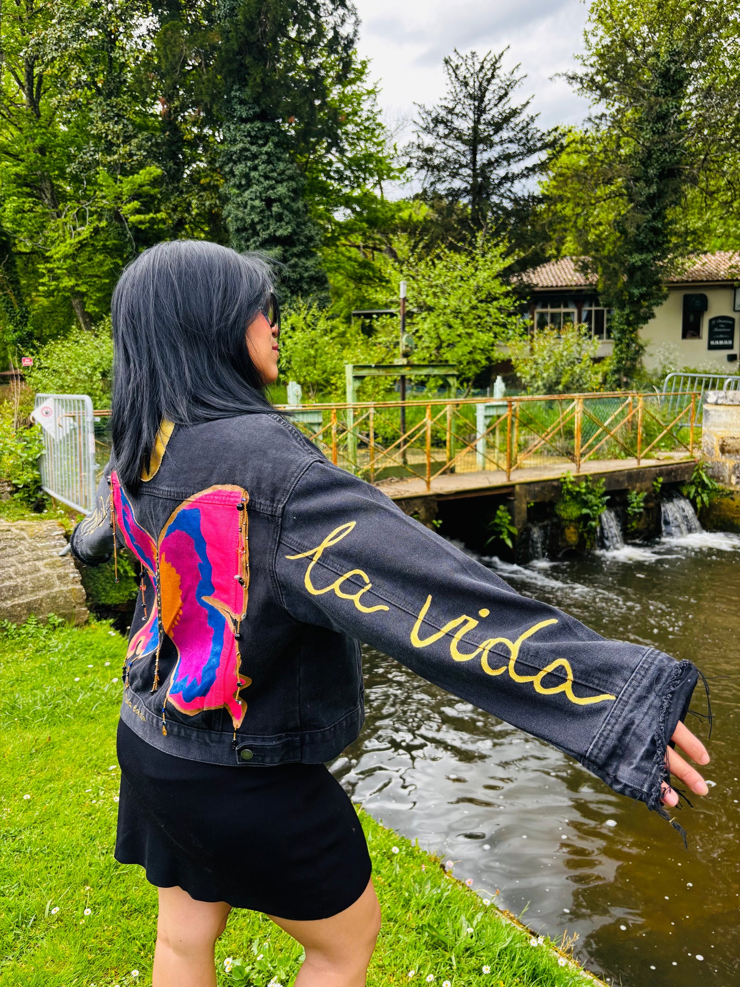 Veste personnalisée "Papillon Astral"