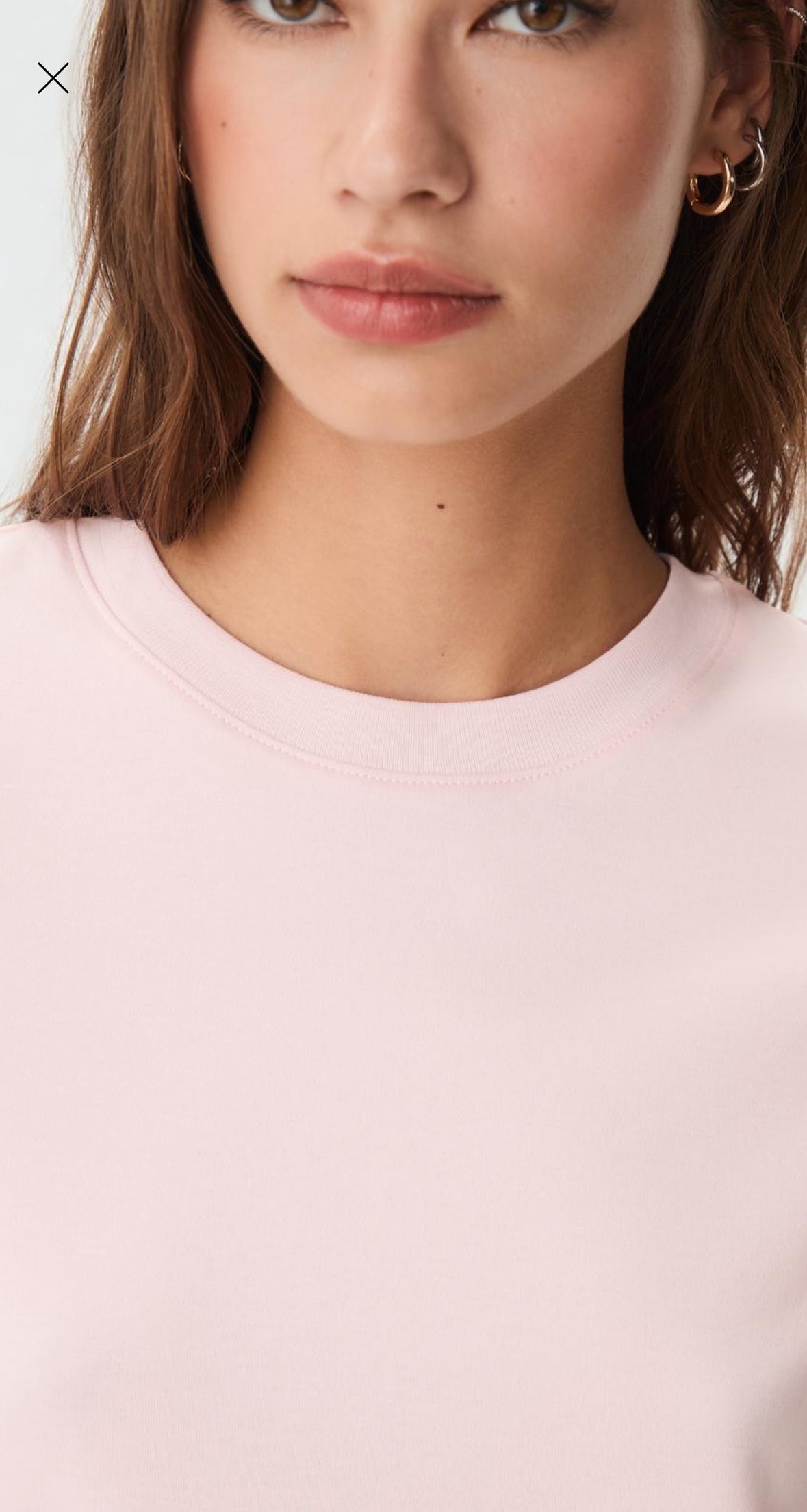 T-shirt regular fit rose pastel avec impression devant