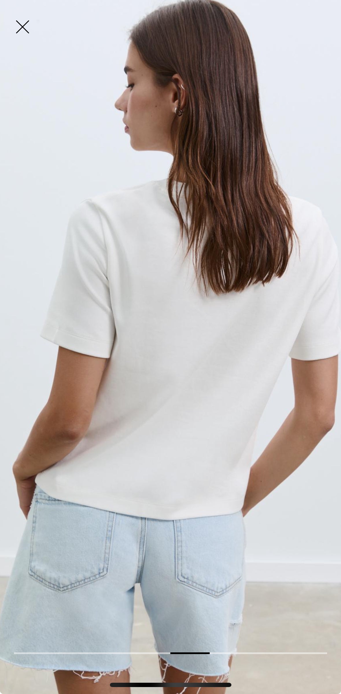 T-shirt regular fit écrou avec impression devant
