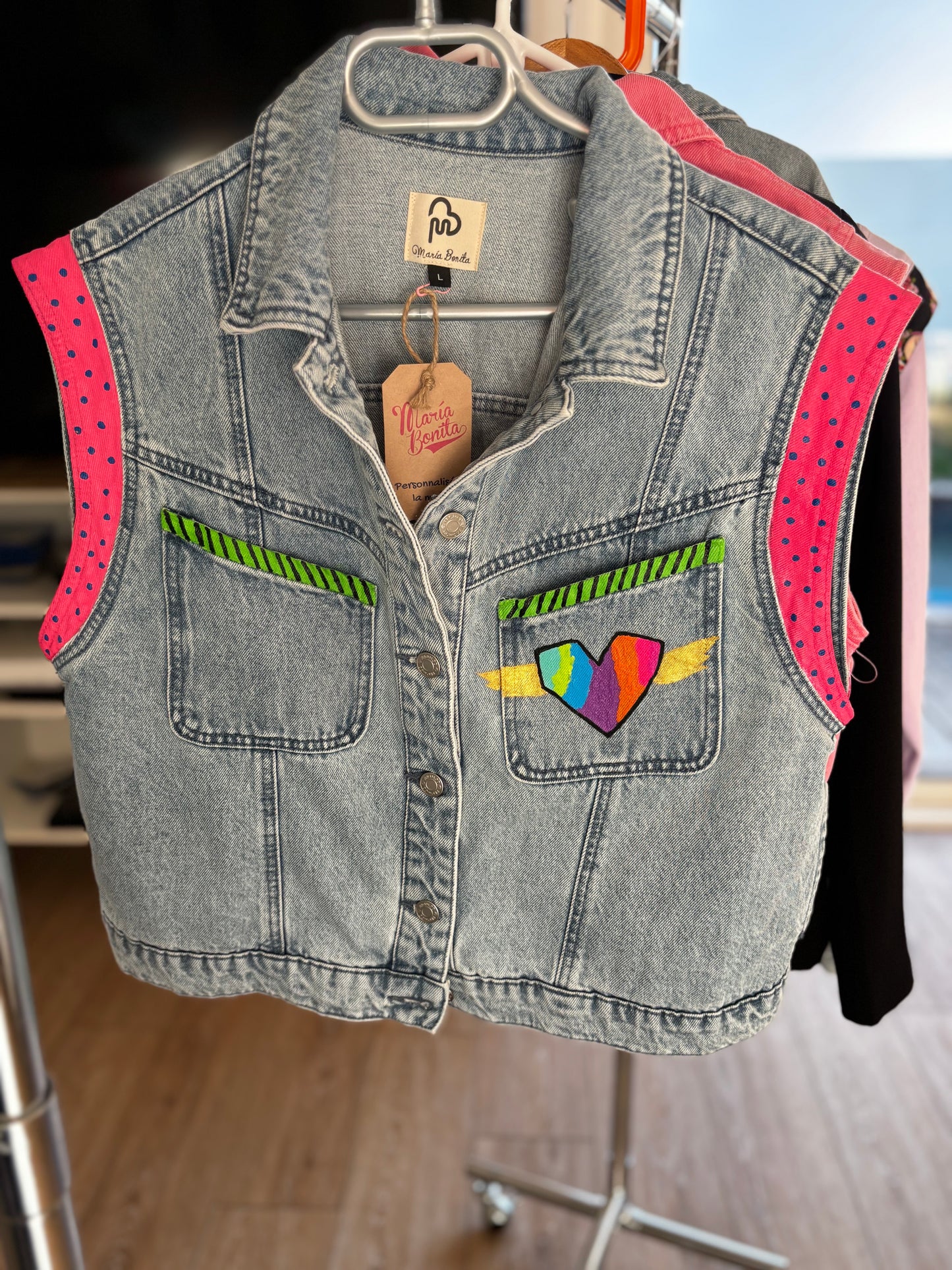 Veste sans manches personnalisée "LOVE"