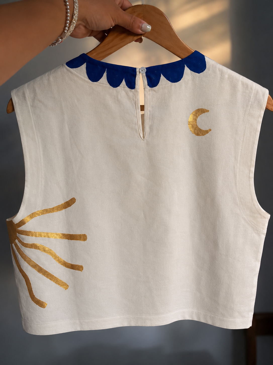 Haut effet lin "Soleil"