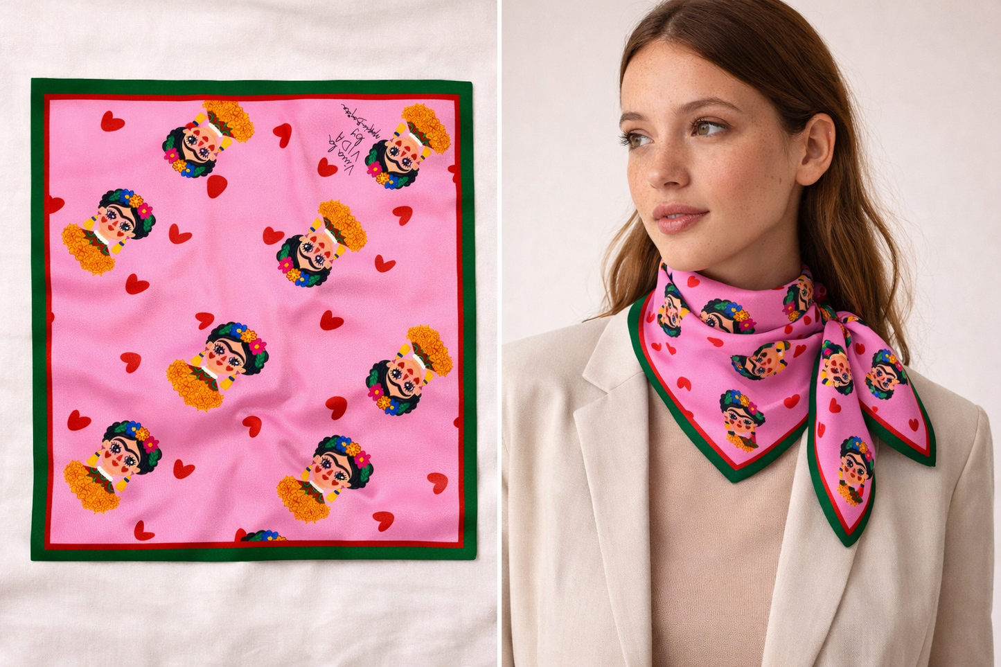 Foulard "Frida por siempre"