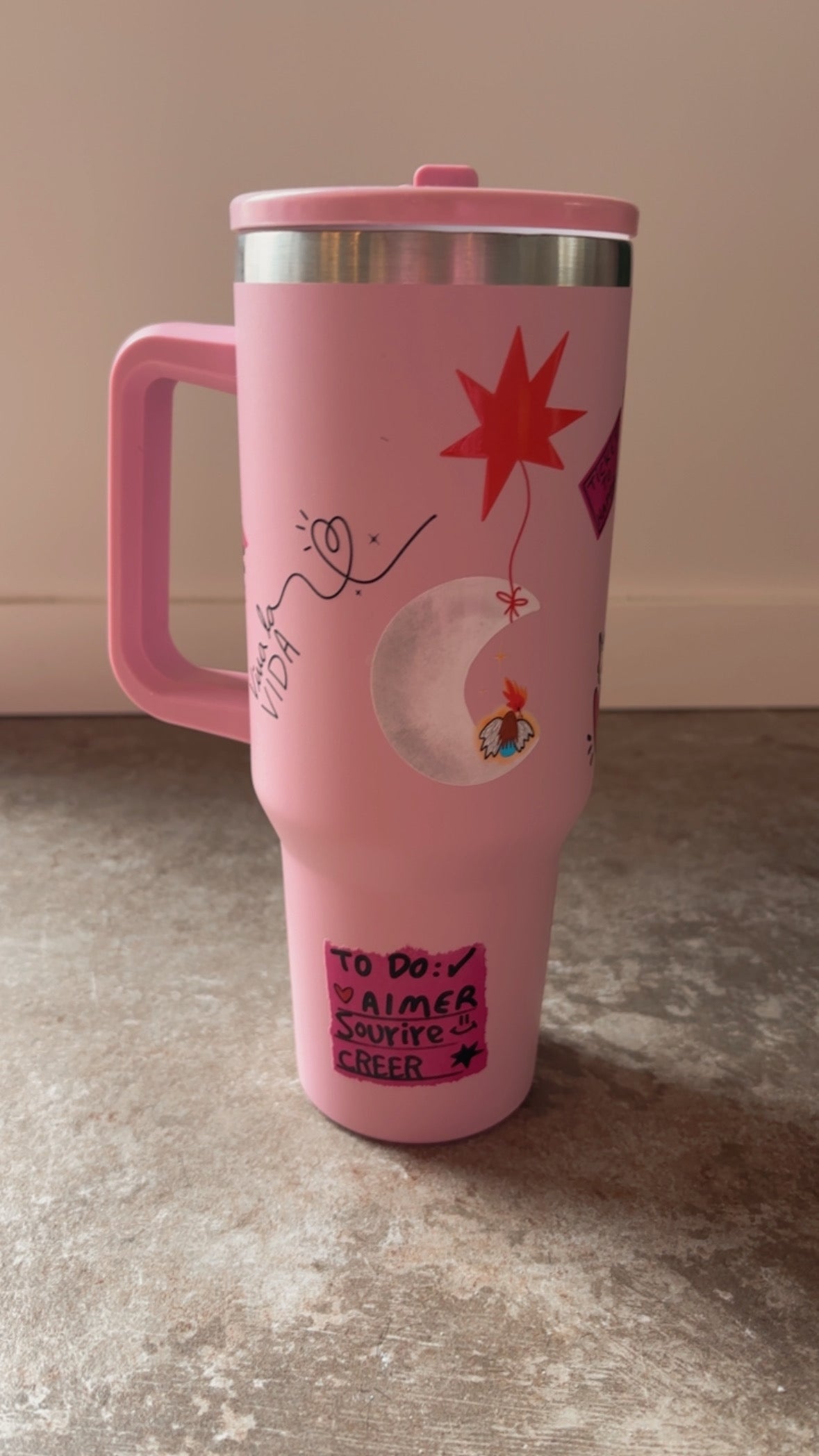 Gourde isotherme personnalisée 1,2 L – Stickers waterproof