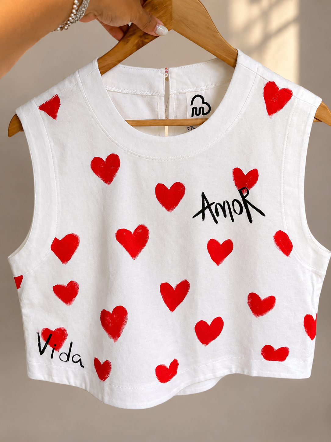 Haut effet lin "vida"