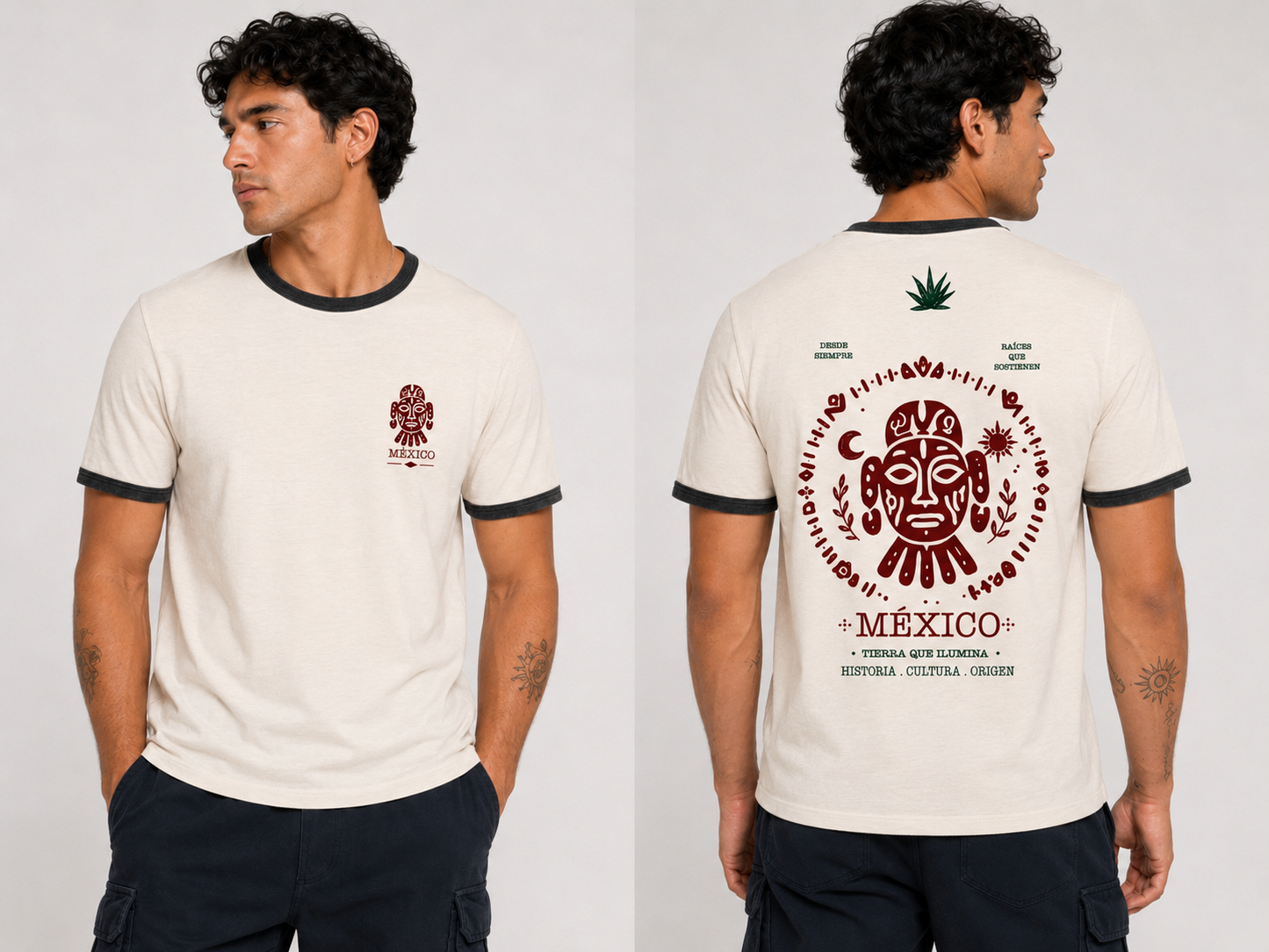 T-shirt regular fit "Raíces" homme