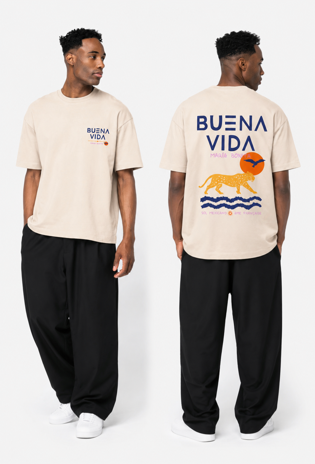 T-shirt Oversize "Buena Vida" homme
