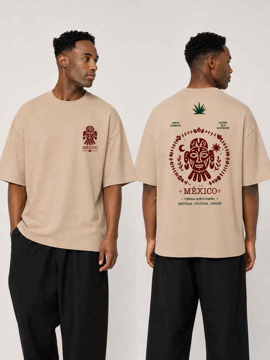 T-shirt Oversize "Raíces" homme
