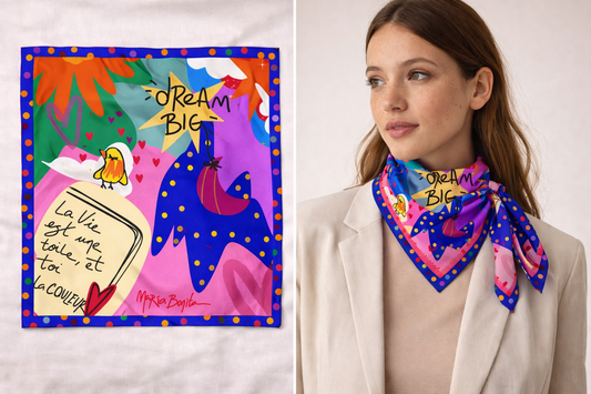 Foulard "L'Art de vivre"