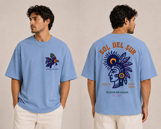 T-shirt Oversize "Sol del sur" homme