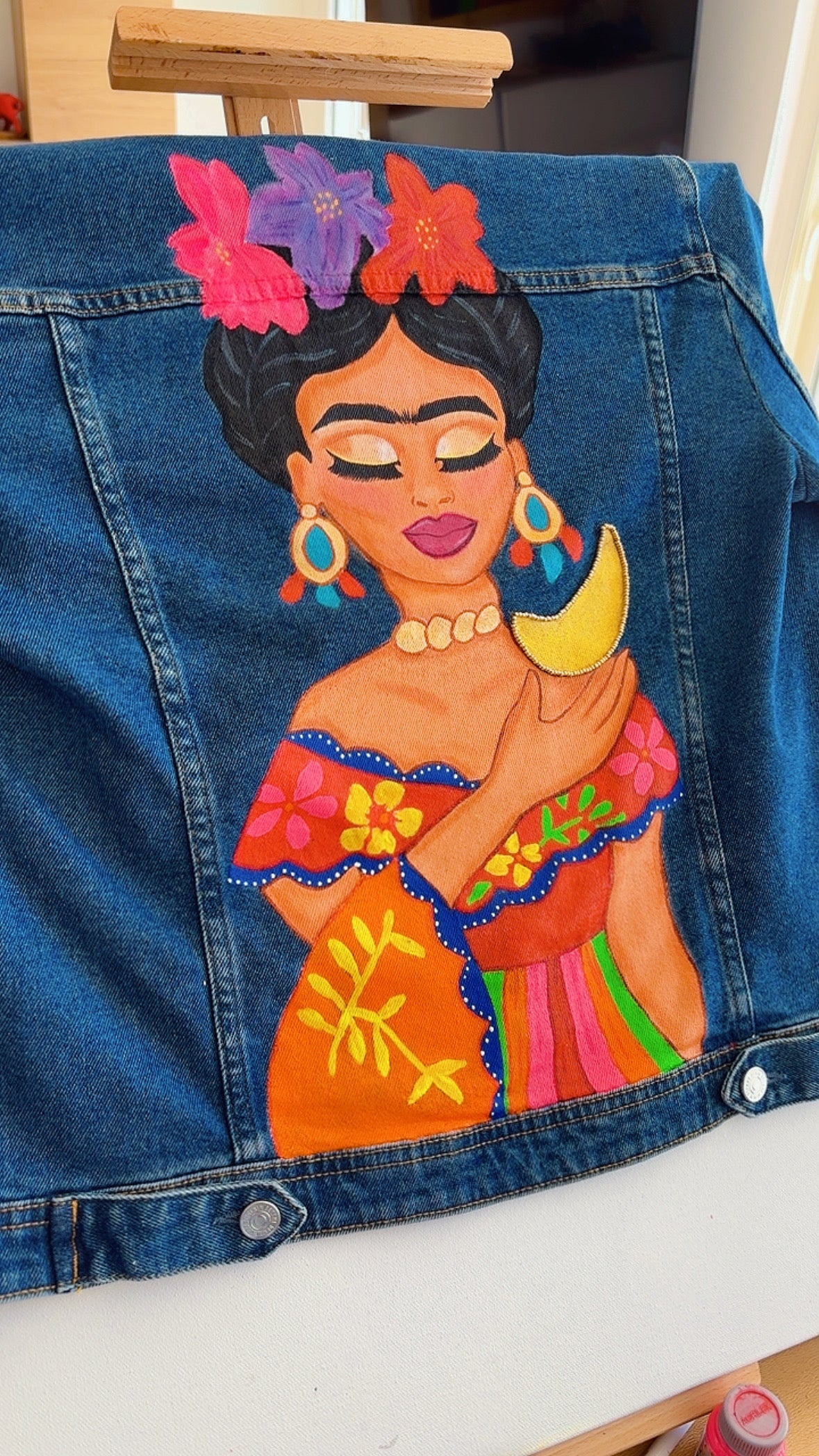 Veste personnalisée "Frida Kahlo"