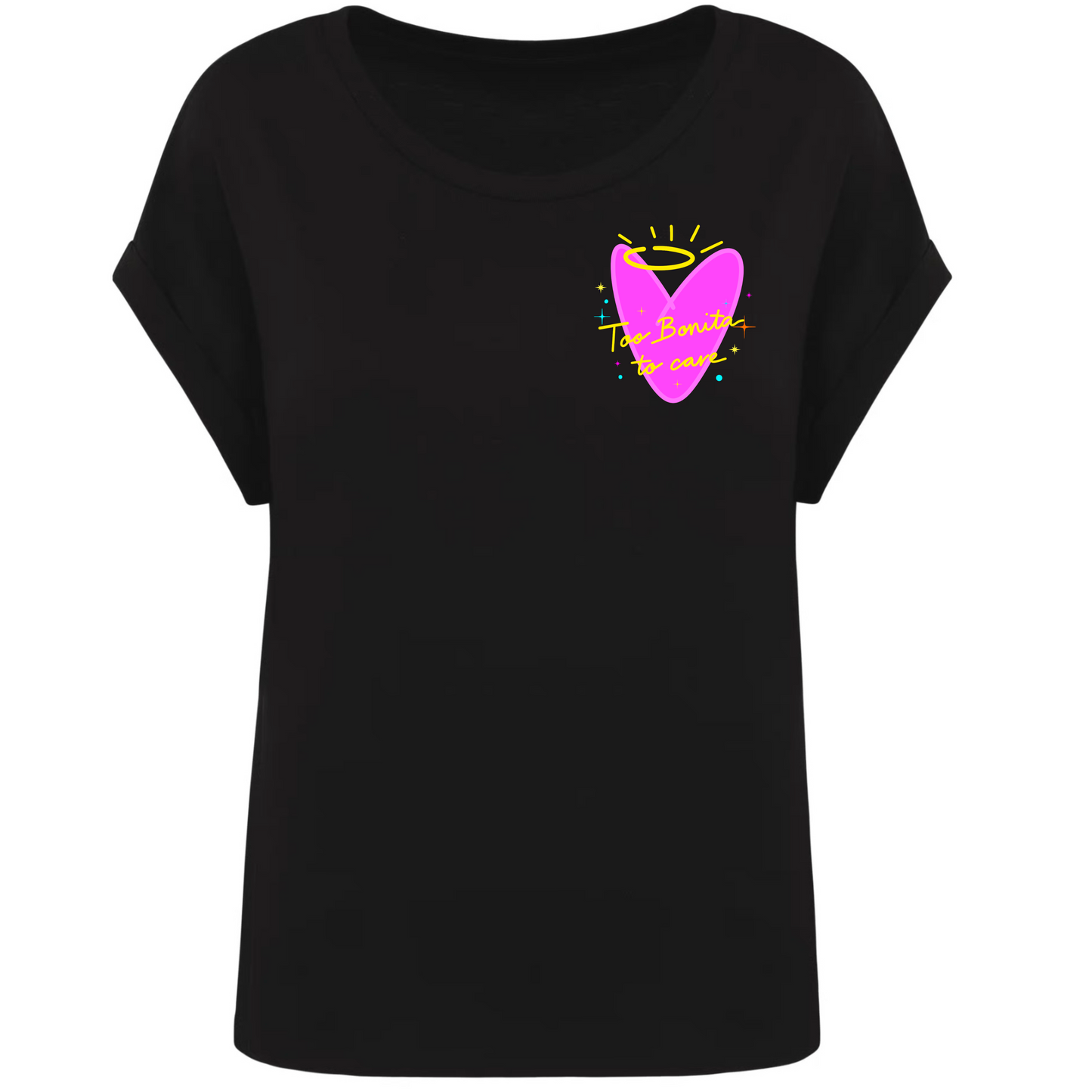 T-shirt manches à revers "Rayonner"