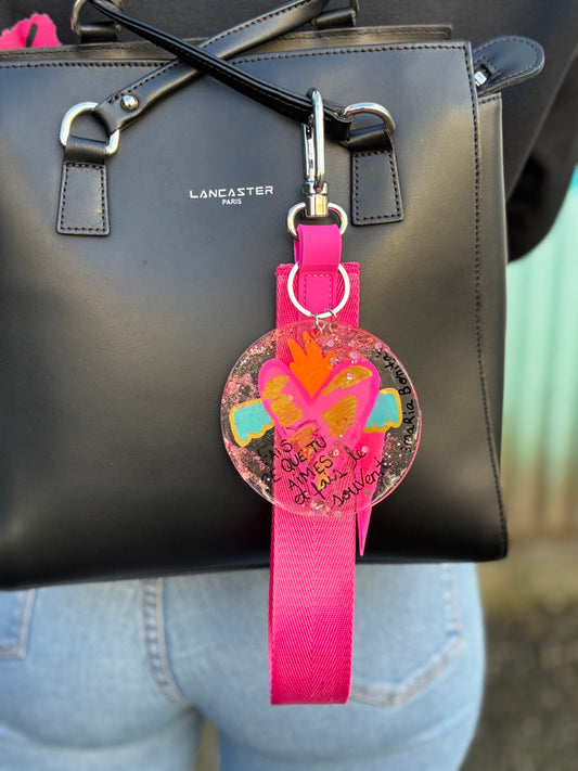 Grigri Porte clé XL "Fais ce que tu aimes..."