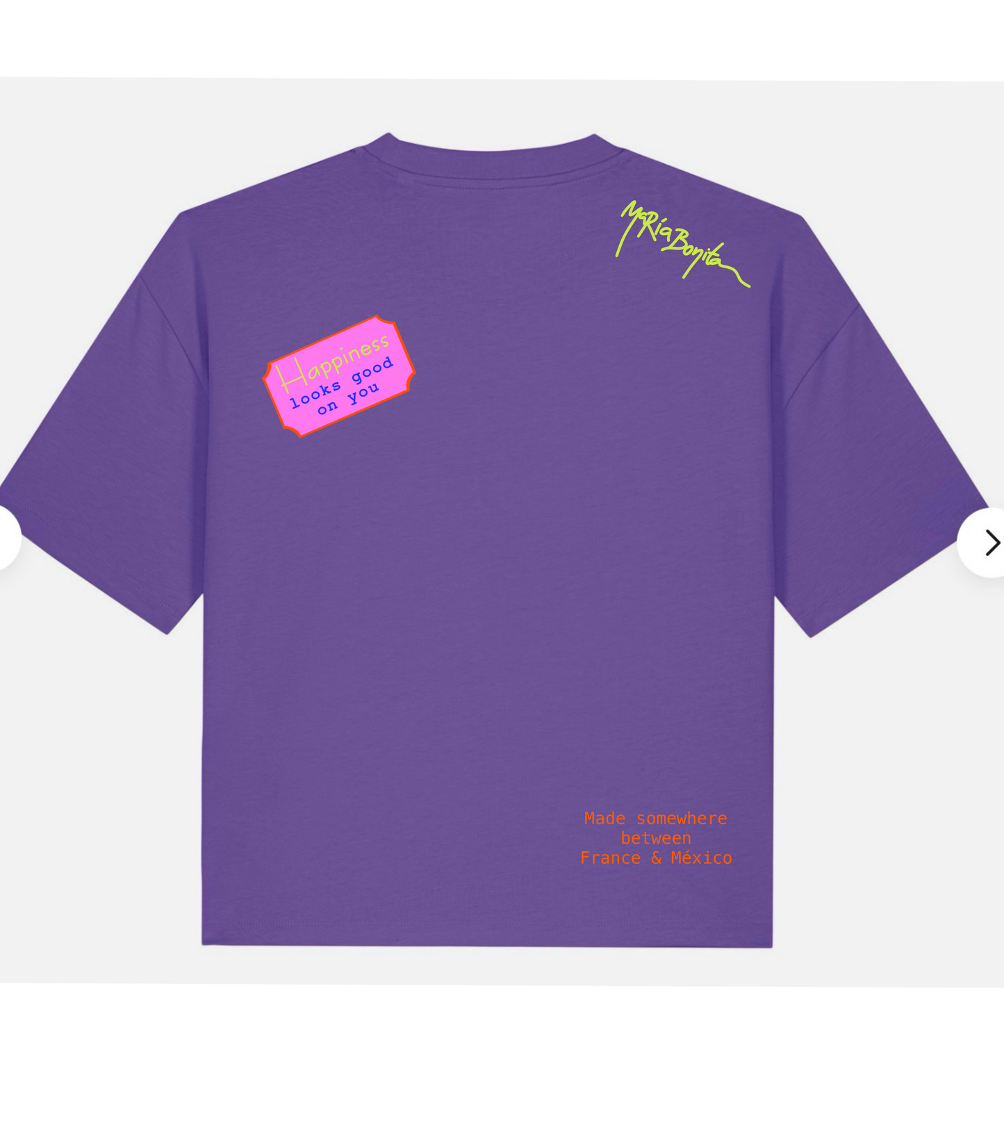 T-shirt Col rond "Sonríe tantito"