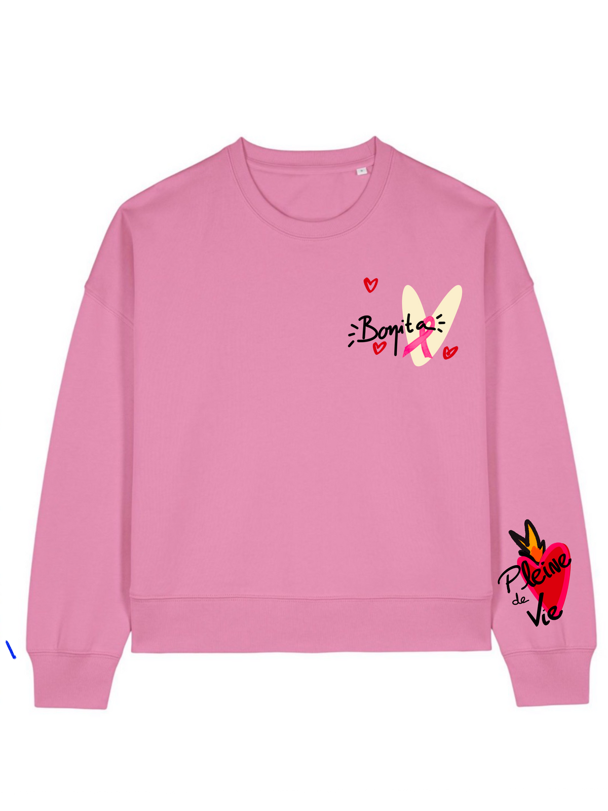 Sweat-Shirt La vie en Rose