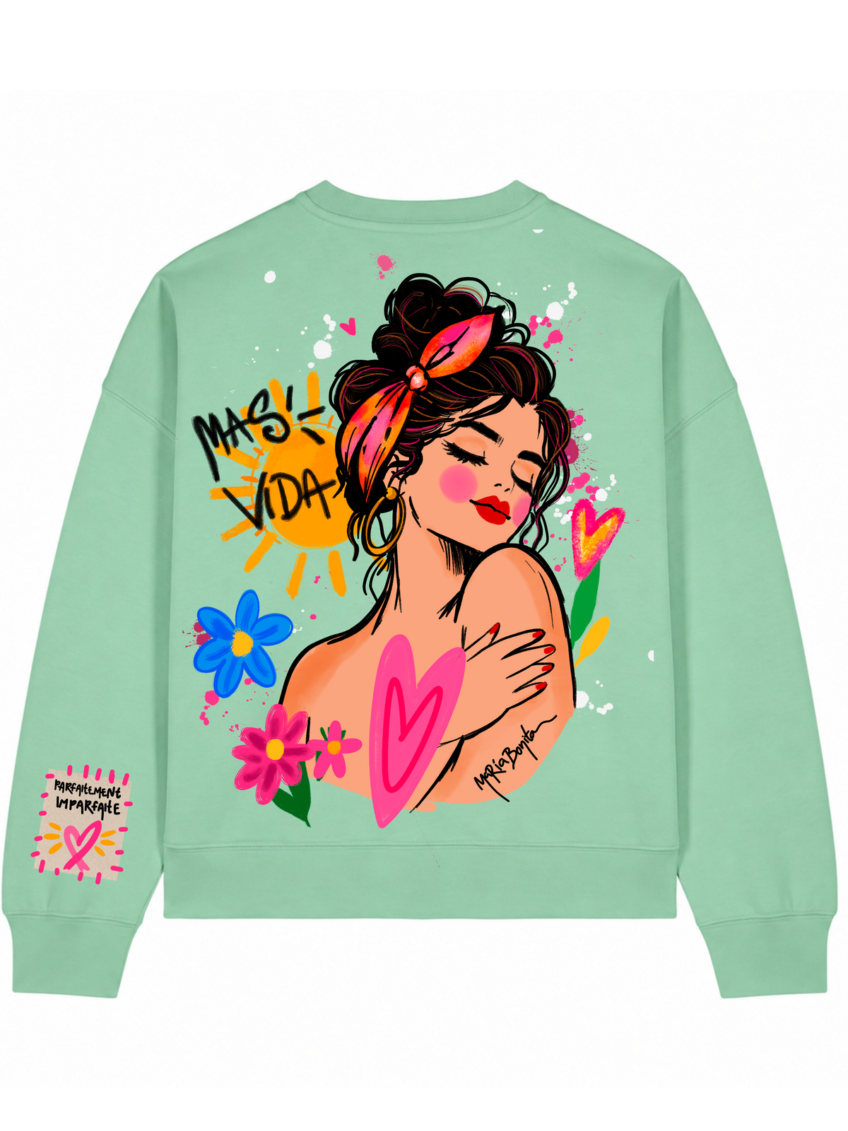 Sweat-Shirt La vie en Rose