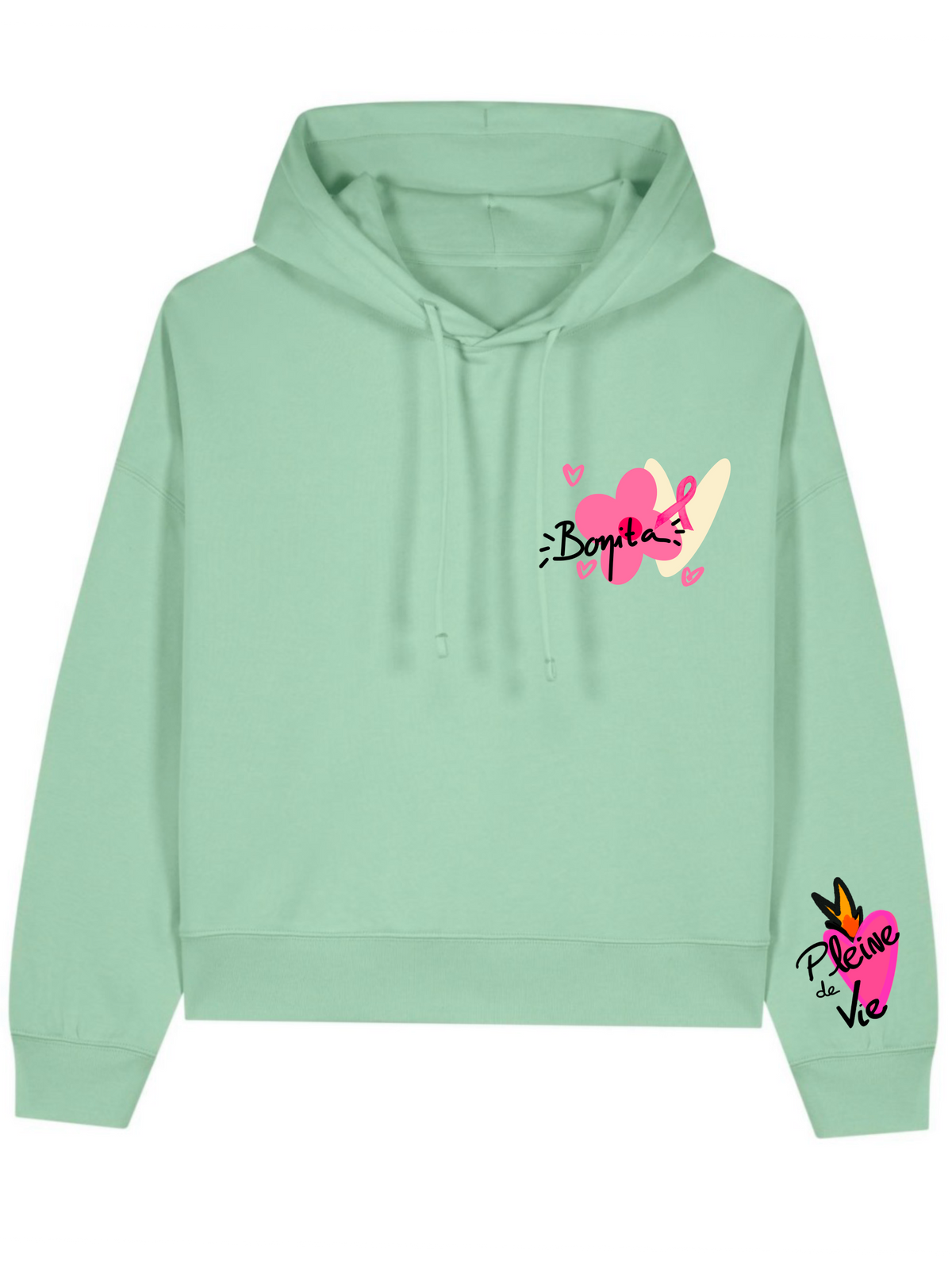 Sweat-Shirt La vie en Rose