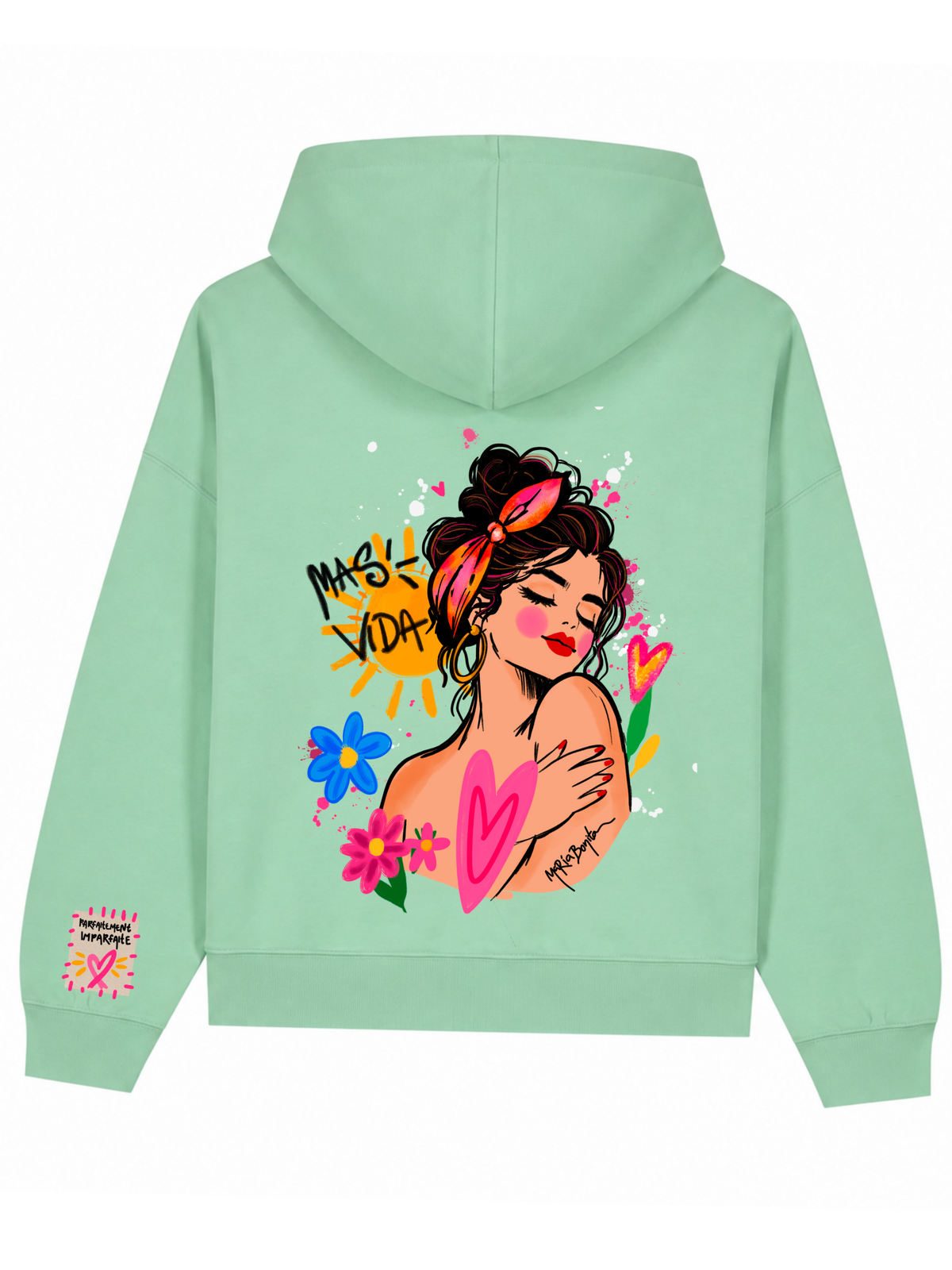 Sweat-Shirt La vie en Rose