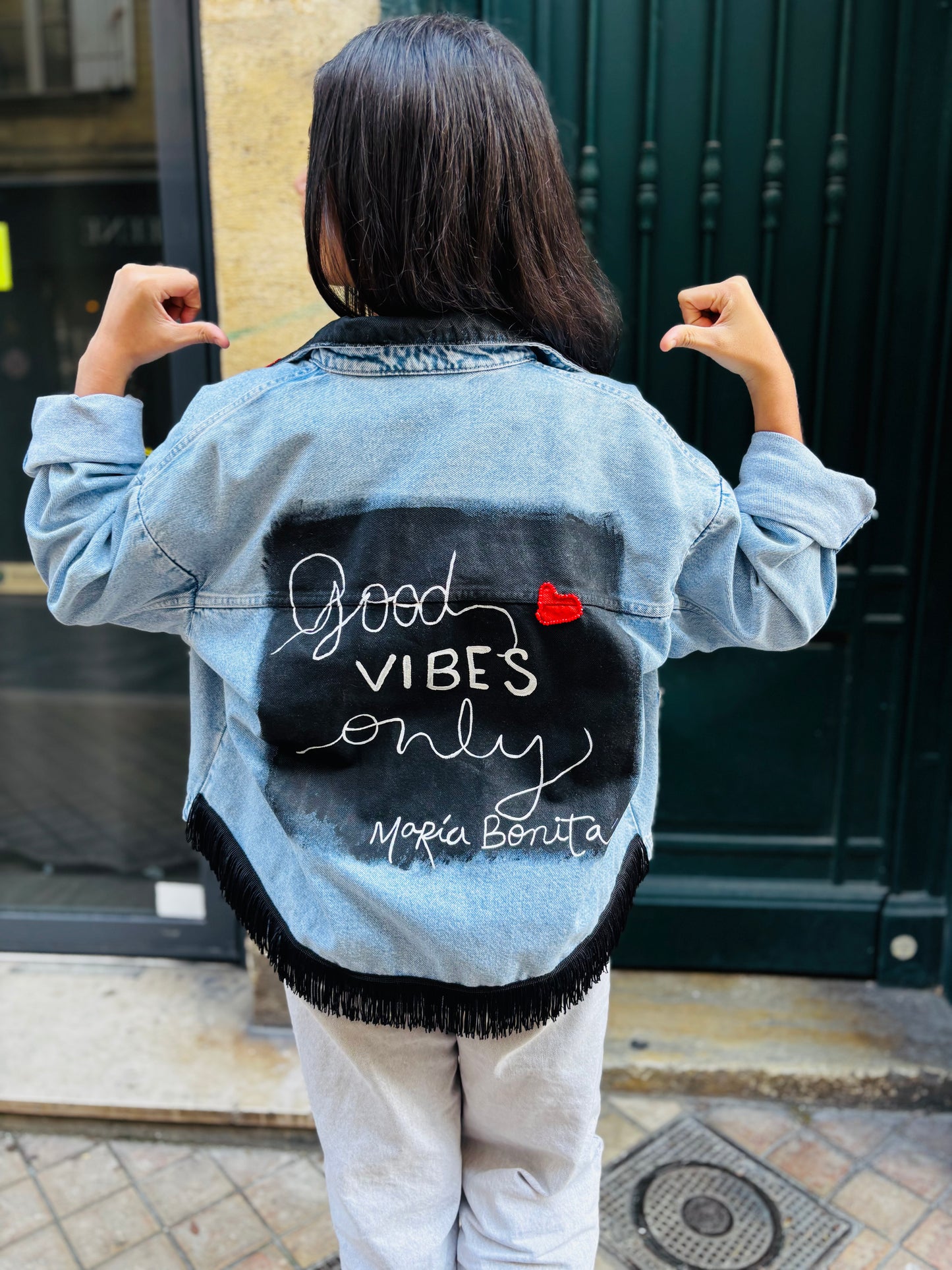 Veste Personnalisée "Good vides only"