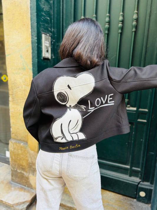 Veste Personnalisée "Snoopy" sur commande