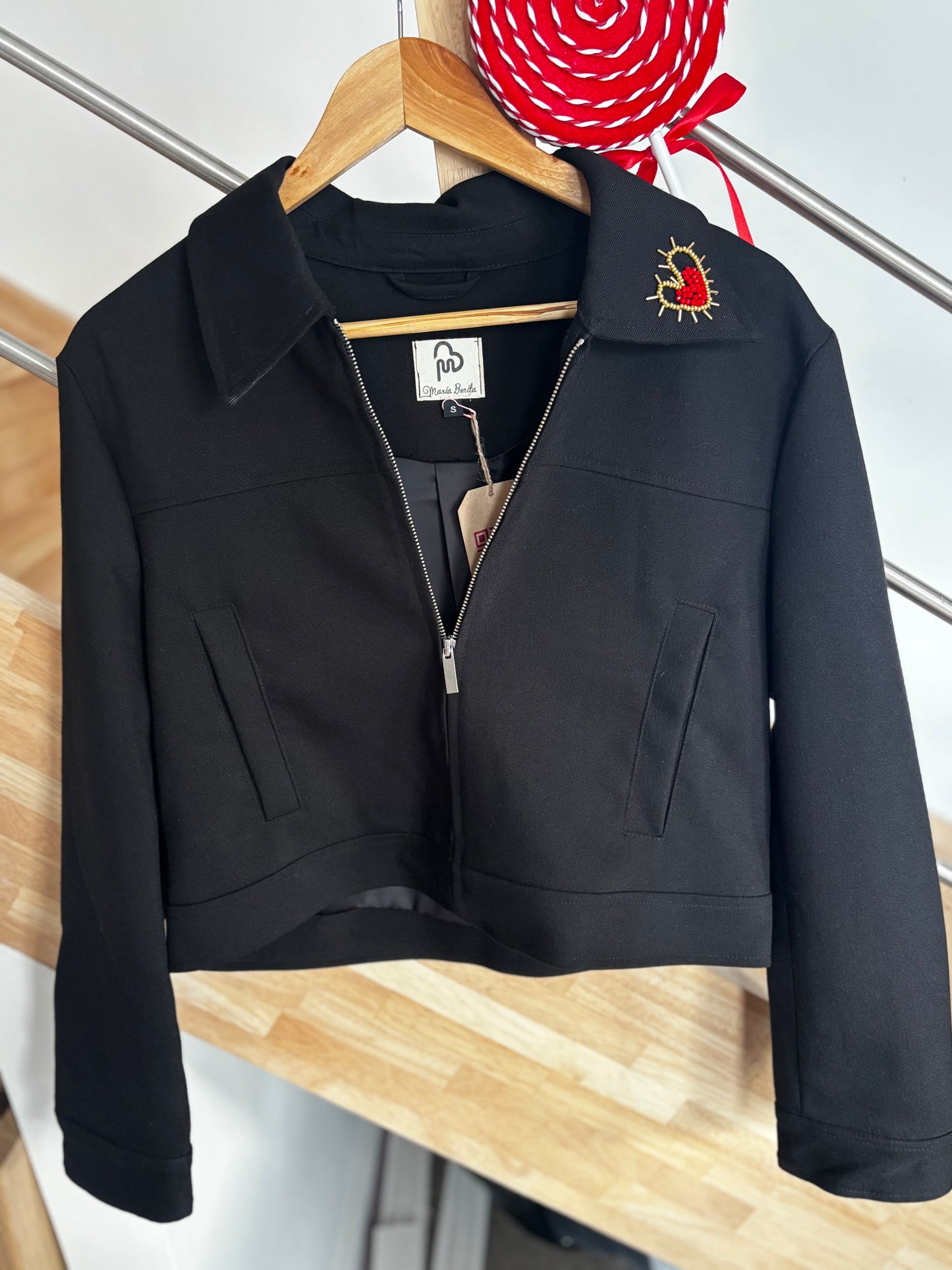 Veste Personnalisée "Flow with your soul" (coeur)