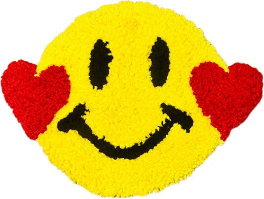 Applique punch needle "Smiley"