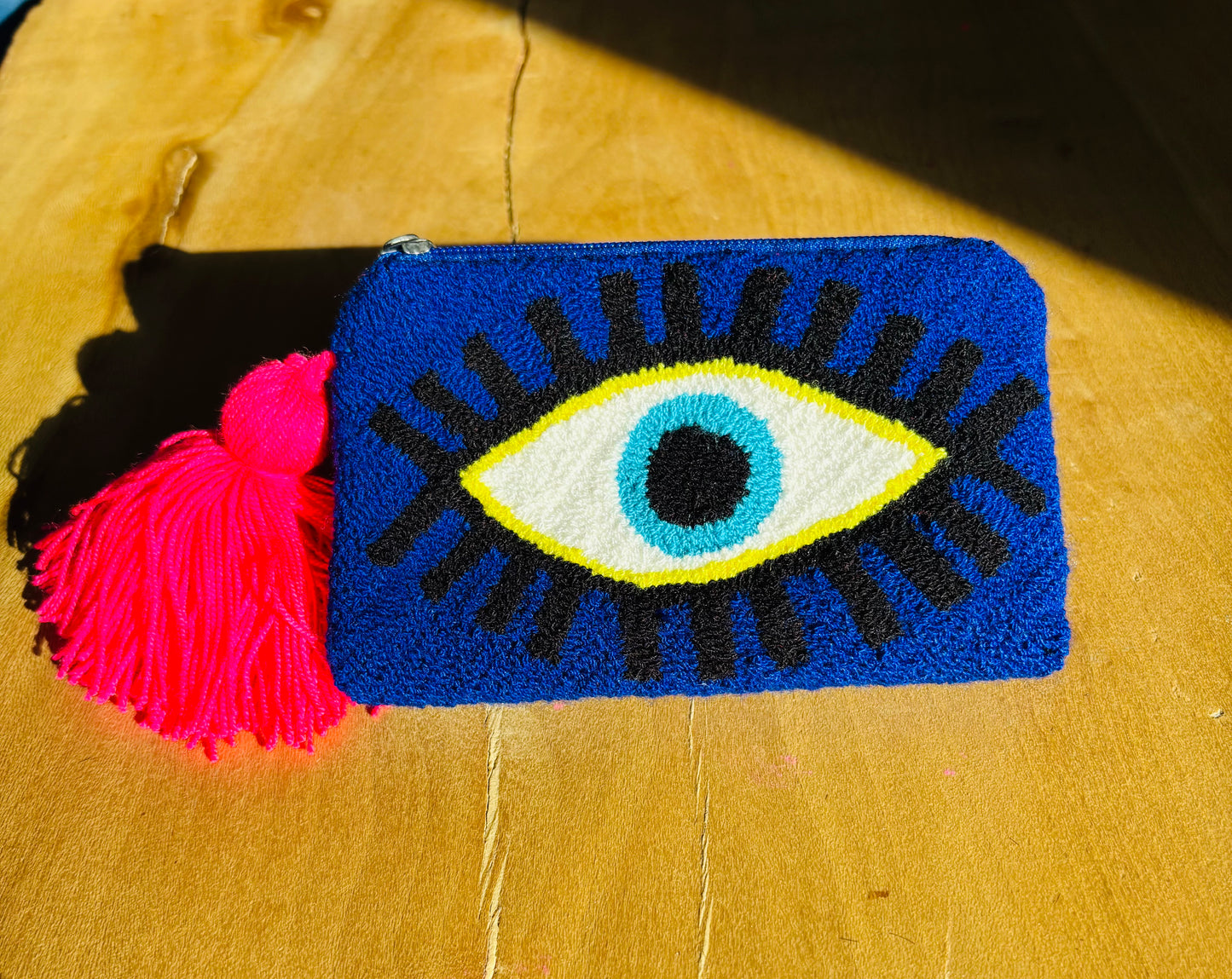 Modèle "Alegría" -Porte monnaie Punch Needle