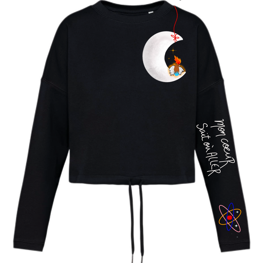 Sweat Shirt "mon coeur sait où aller"