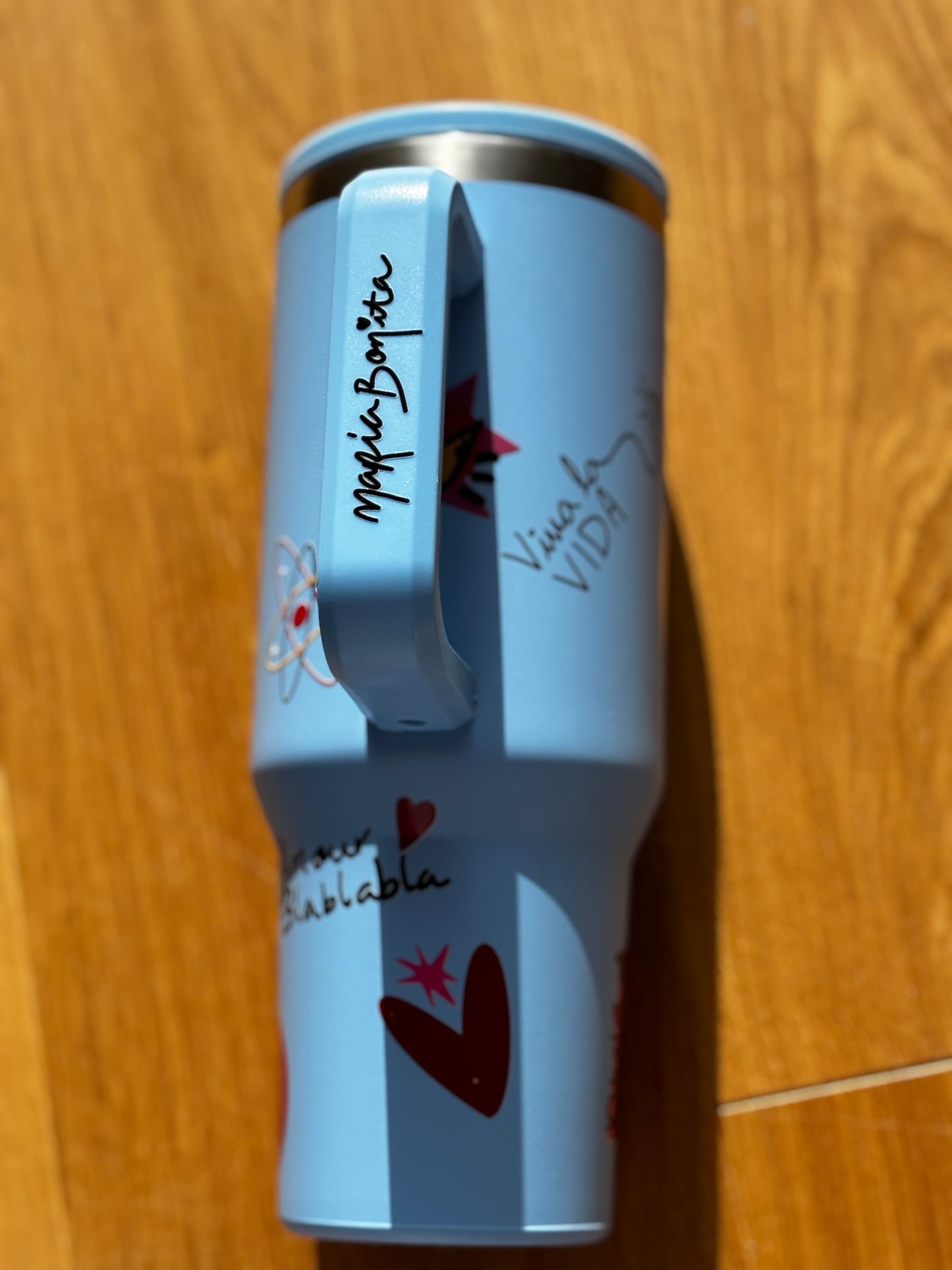 Gourde isotherme personnalisée 1,2 L – Stickers waterproof