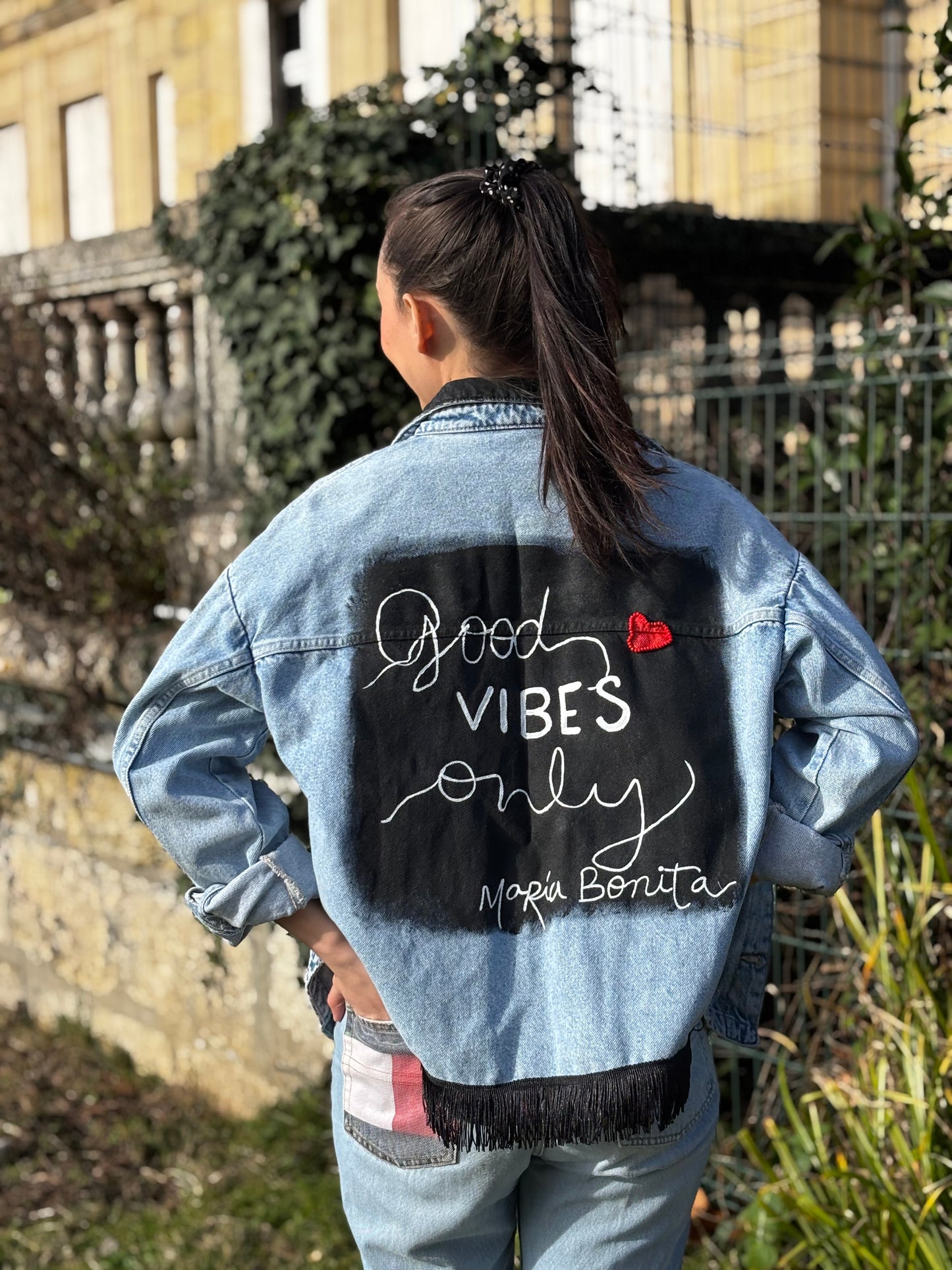 Veste Personnalisée "Good vides only"