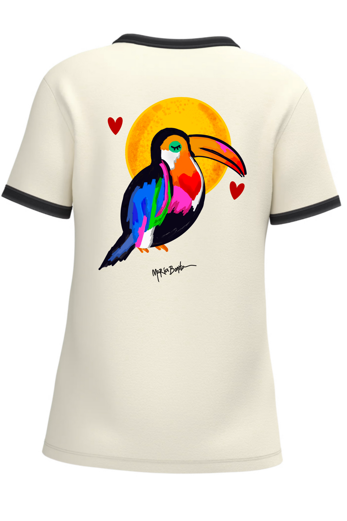 T-shirt regular fit "Le pouvoir de la couleur (Toucan)"