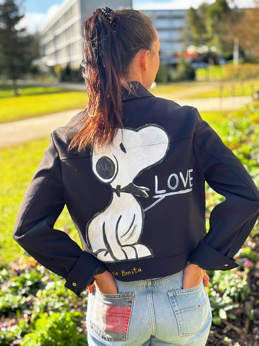 Veste Personnalisée "Snoopy" sur commande