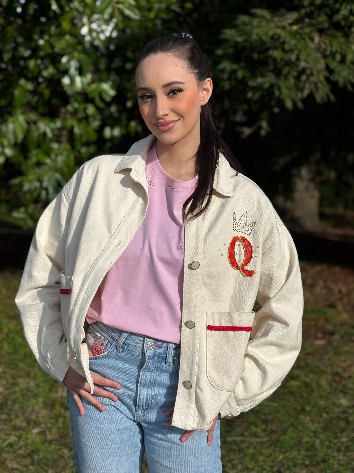 Veste Personnalisée "i'm the queen"