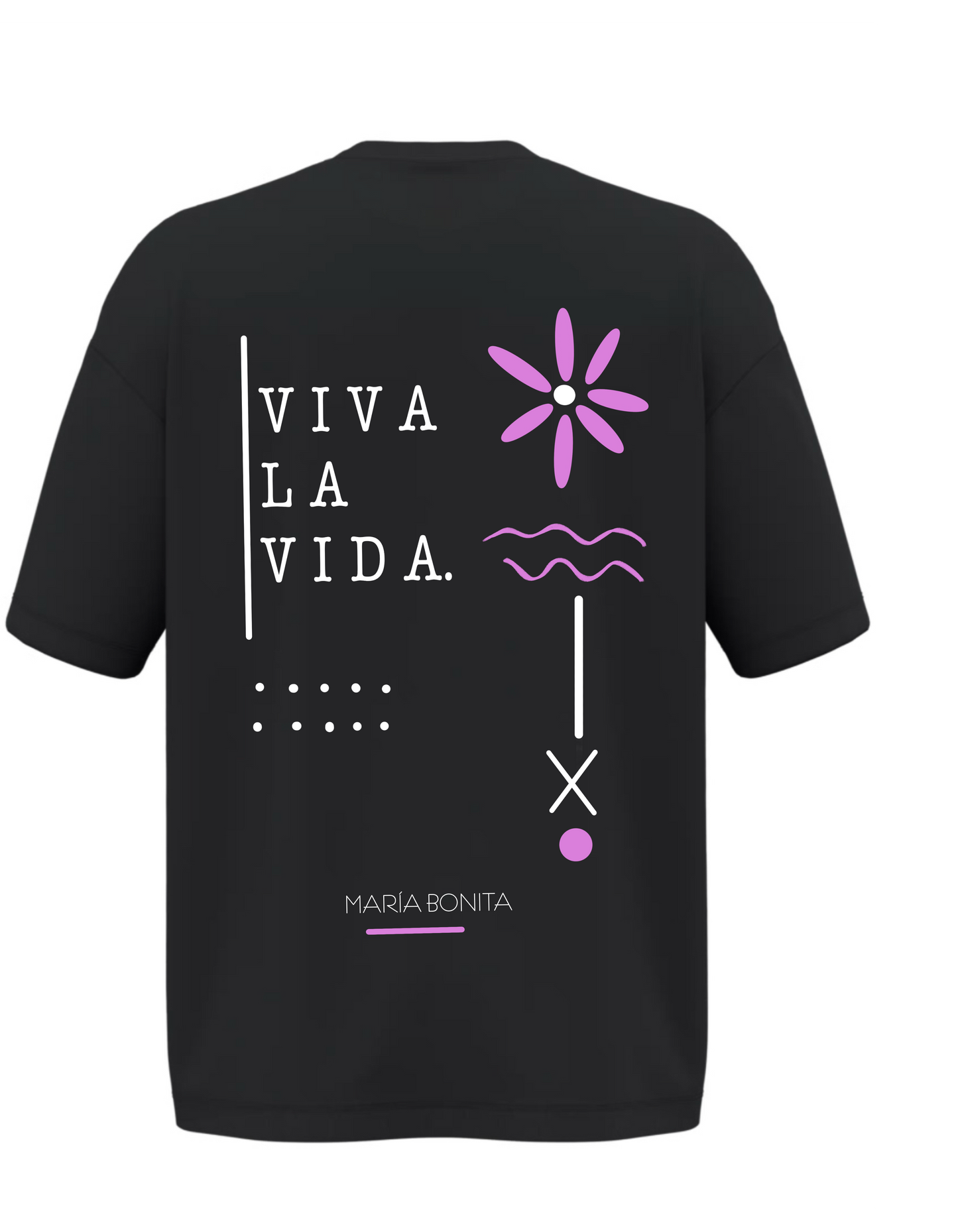 T-shirt Oversize "Viva la vida" homme