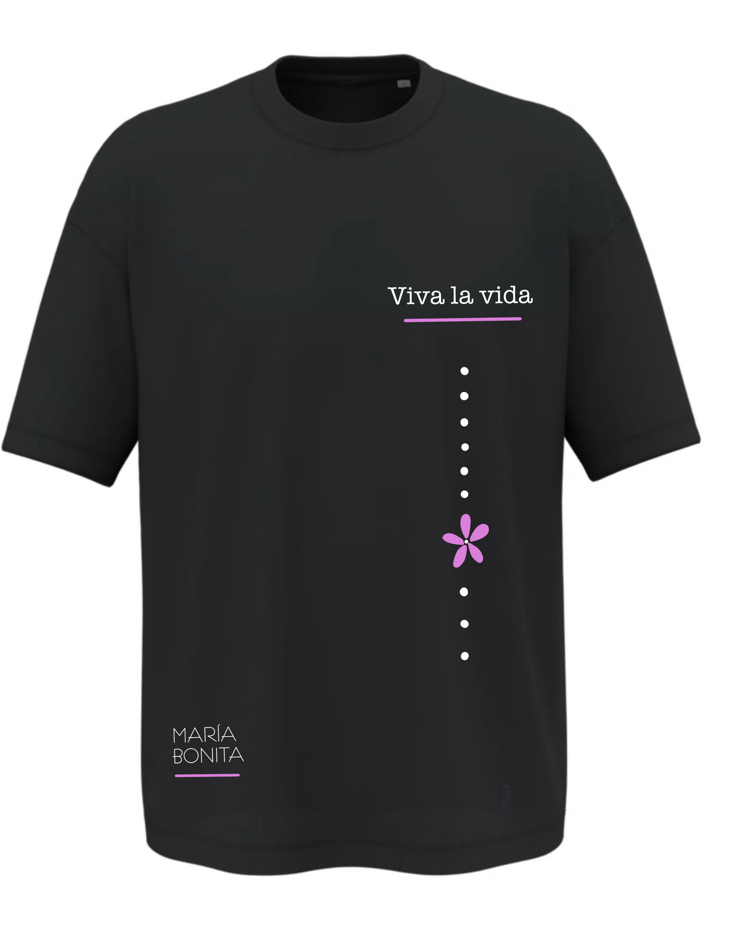 T-shirt Oversize "Viva la vida" homme