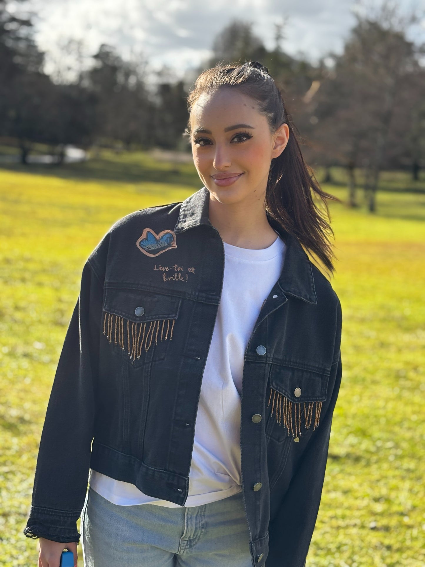 Veste personnalisée "Papillon Astral"