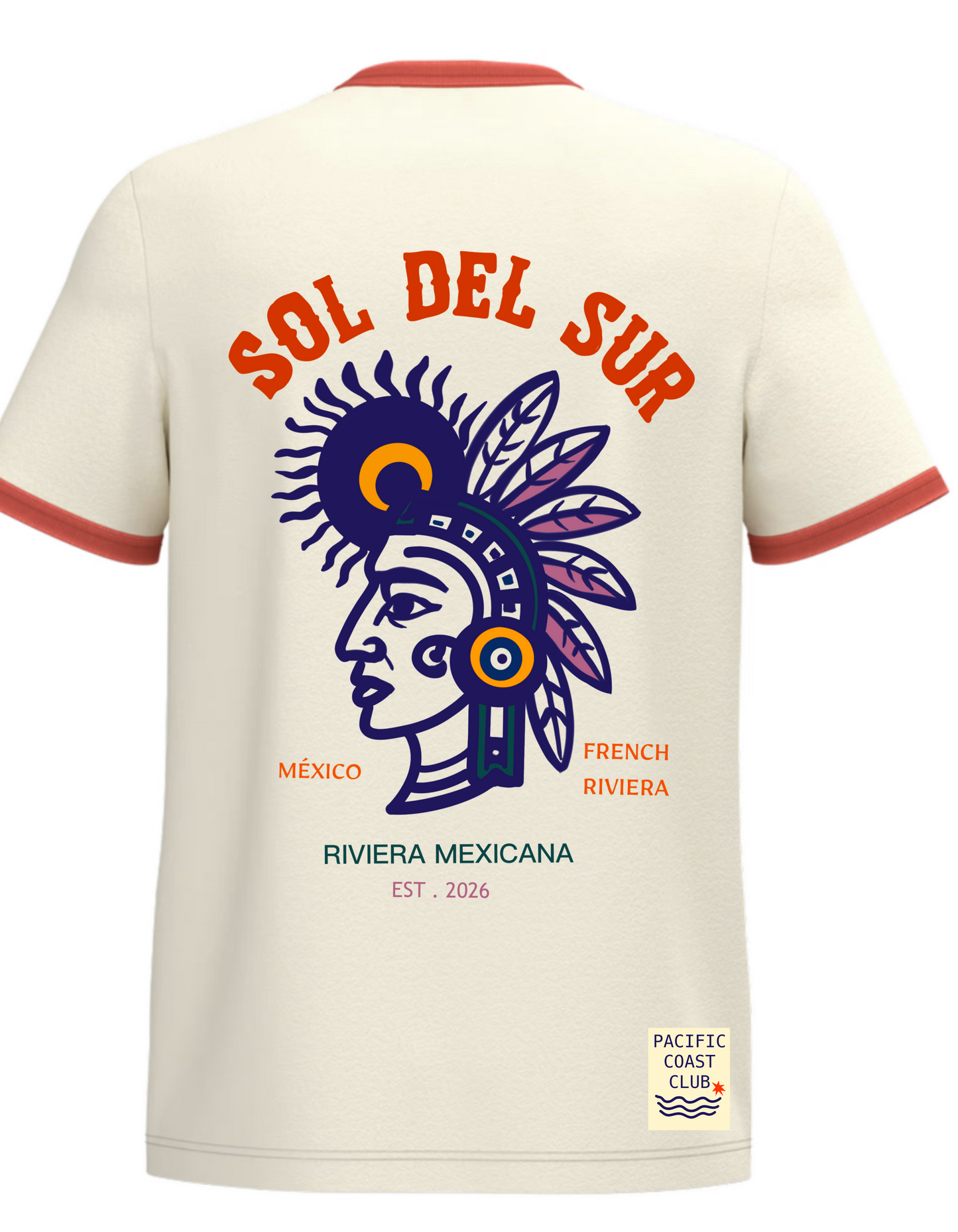 T-shirt regular fit "Sol del sur" homme