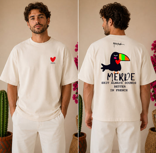 T-shirt Oversize "Fun Toucan" homme