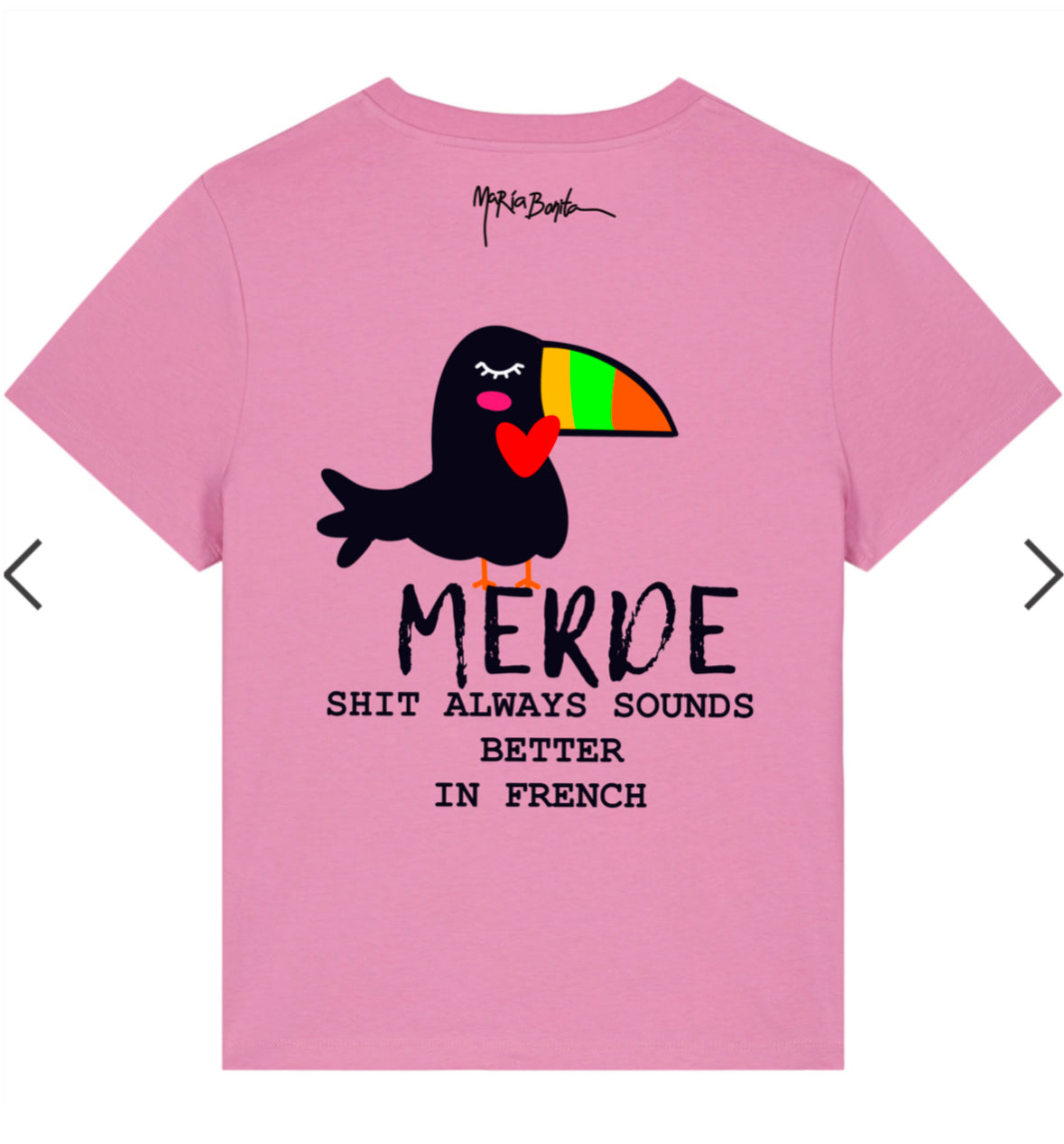 T-shirt Col rond "Fun Toucan" femme
