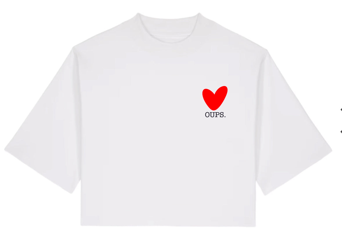 T-shirt Col rond coupe boxy "Fun Toucan" femme