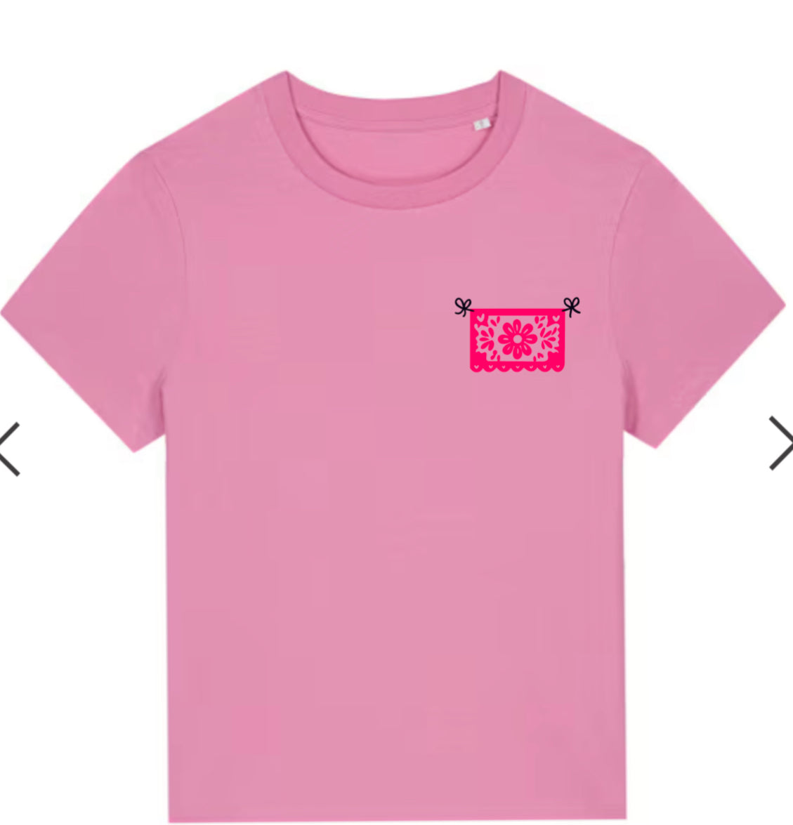 T-shirt Col rond "hecho con amor" femme
