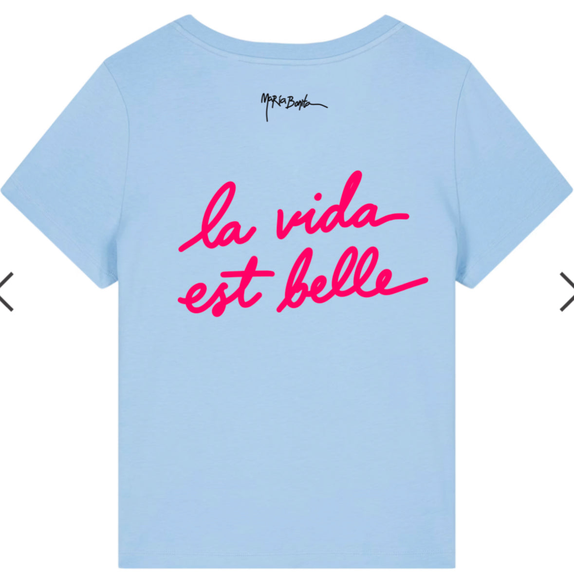 T-shirt Col V "lele forever" femme