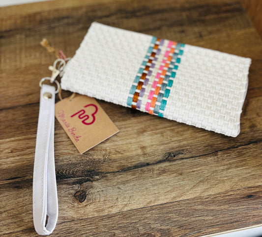 Porte-Téléphone blanc— Compact, pratique et stylé 📲 🌈🤍